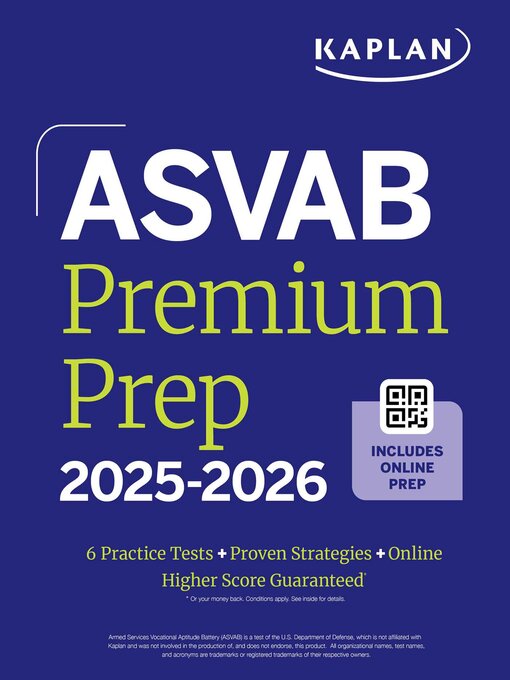 Title details for ASVAB Premium Prep 2025-2026 by Kaplan Test Prep - Wait list